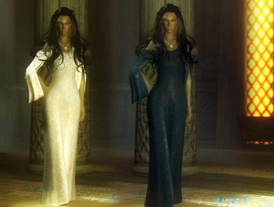 Elven Dresses by Naihaan at Skyrim Nexus - Mods and Community
