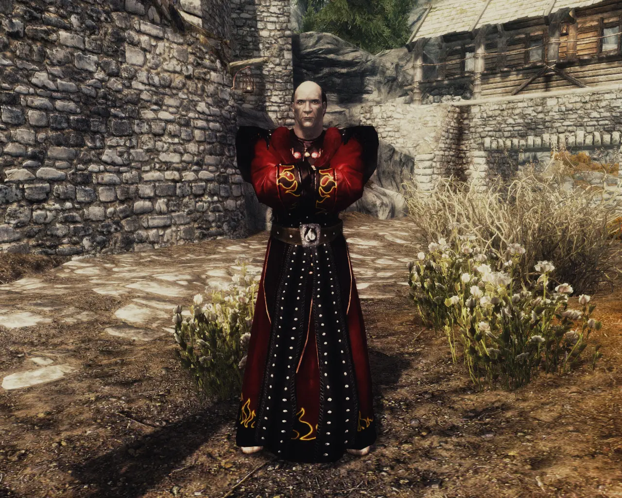 skyrim armored robes mod