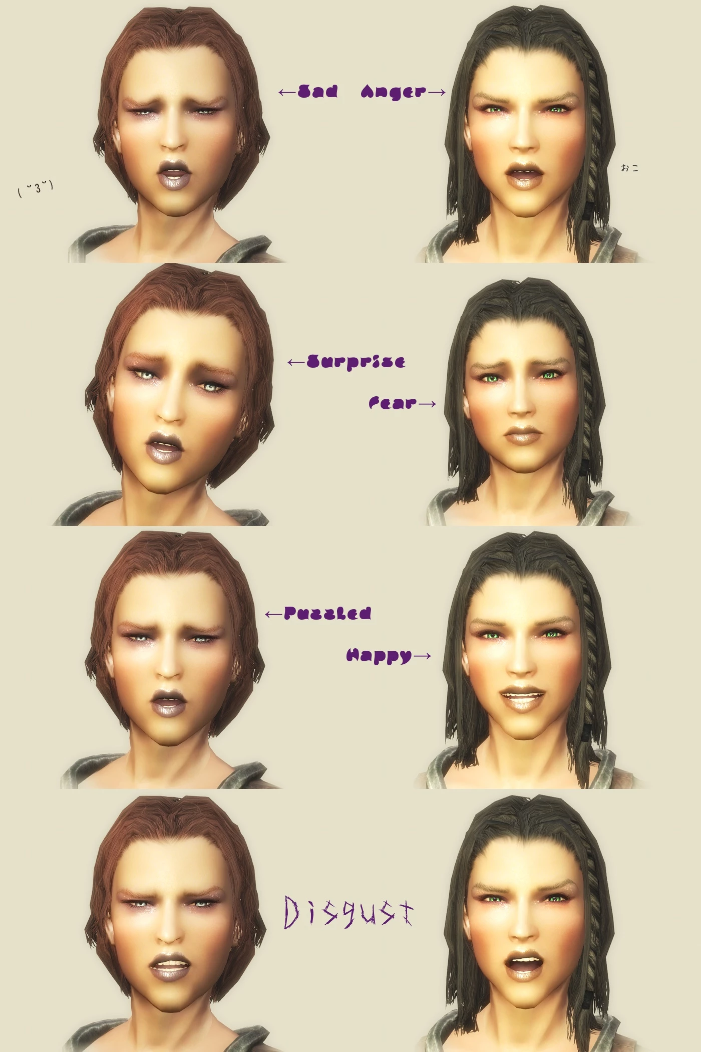 Skyrim facial expressions console - Erotic Pics facial console Skyrim expressions