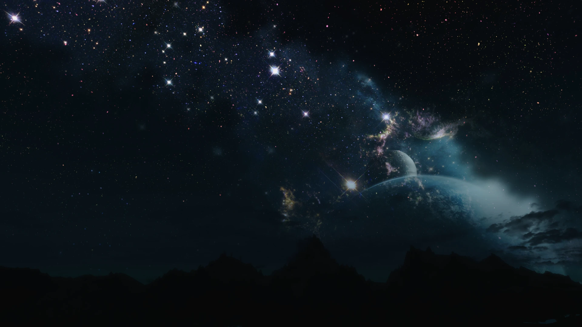 Звездное небо Скайрима