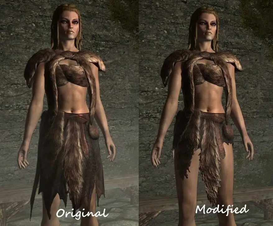 Modified Female Fur Armor At Skyrim Nexus Mods And Community