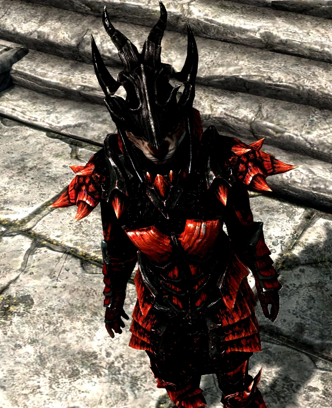 Fiery Dragonscale Armor At Skyrim Nexus Mods And Community