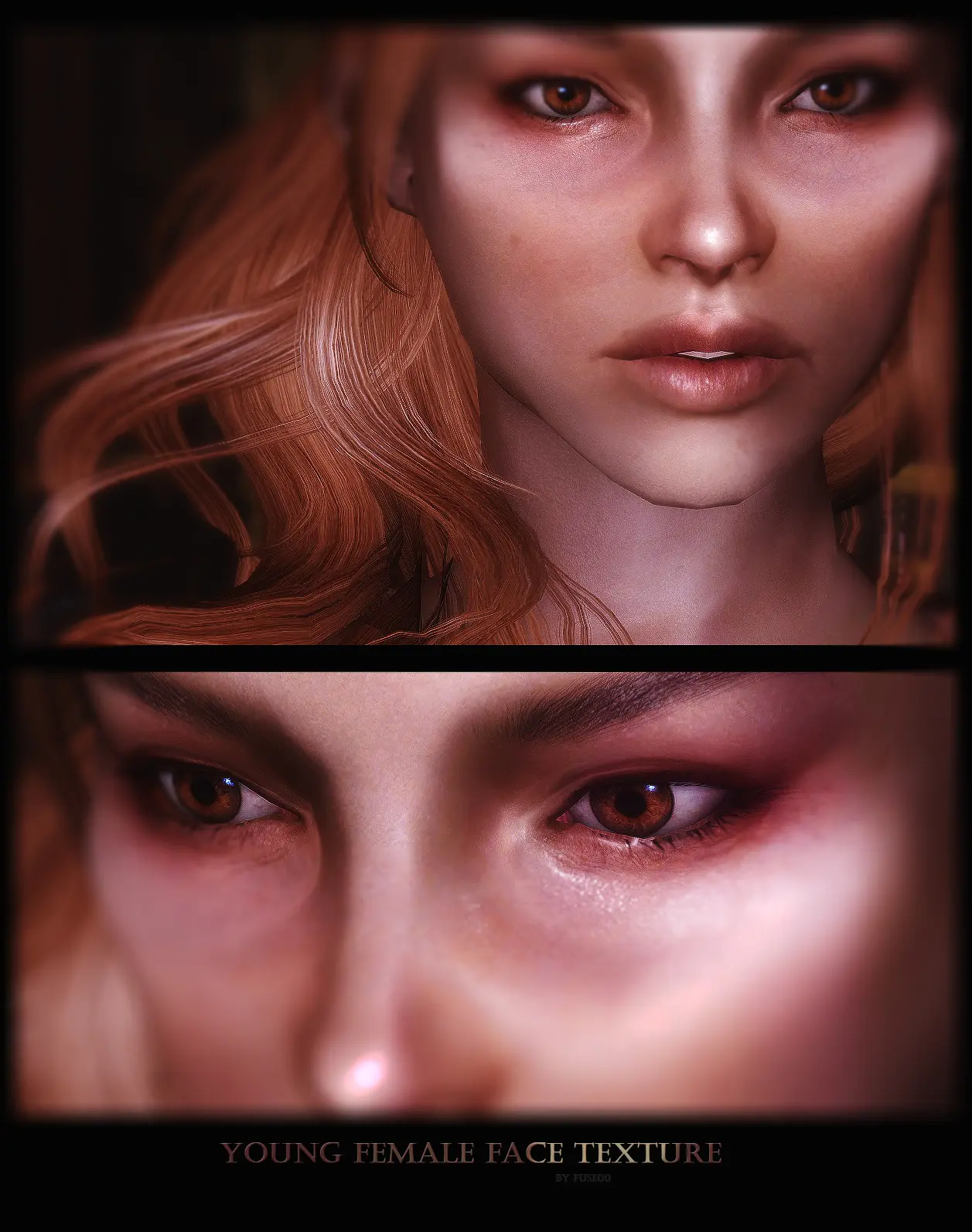 skyrim female face mods