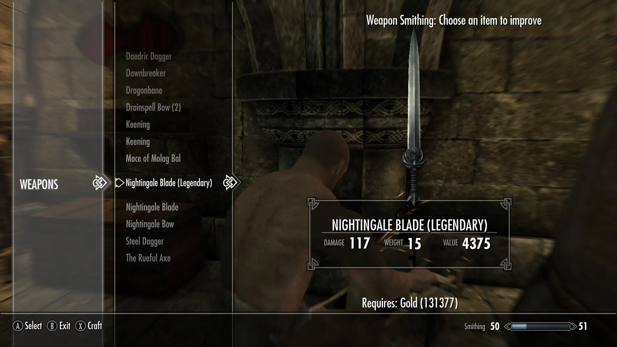 skyrim better unique weapons