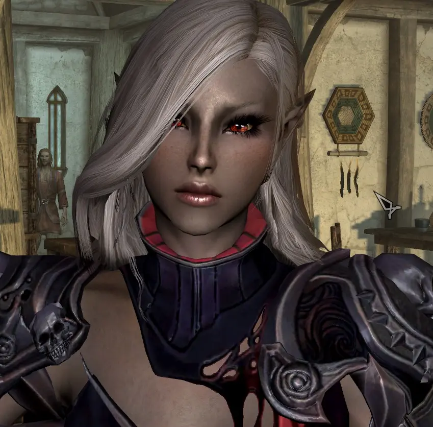 Skyrim dark elf skin mod