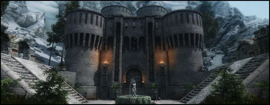 skyrim castle home mod