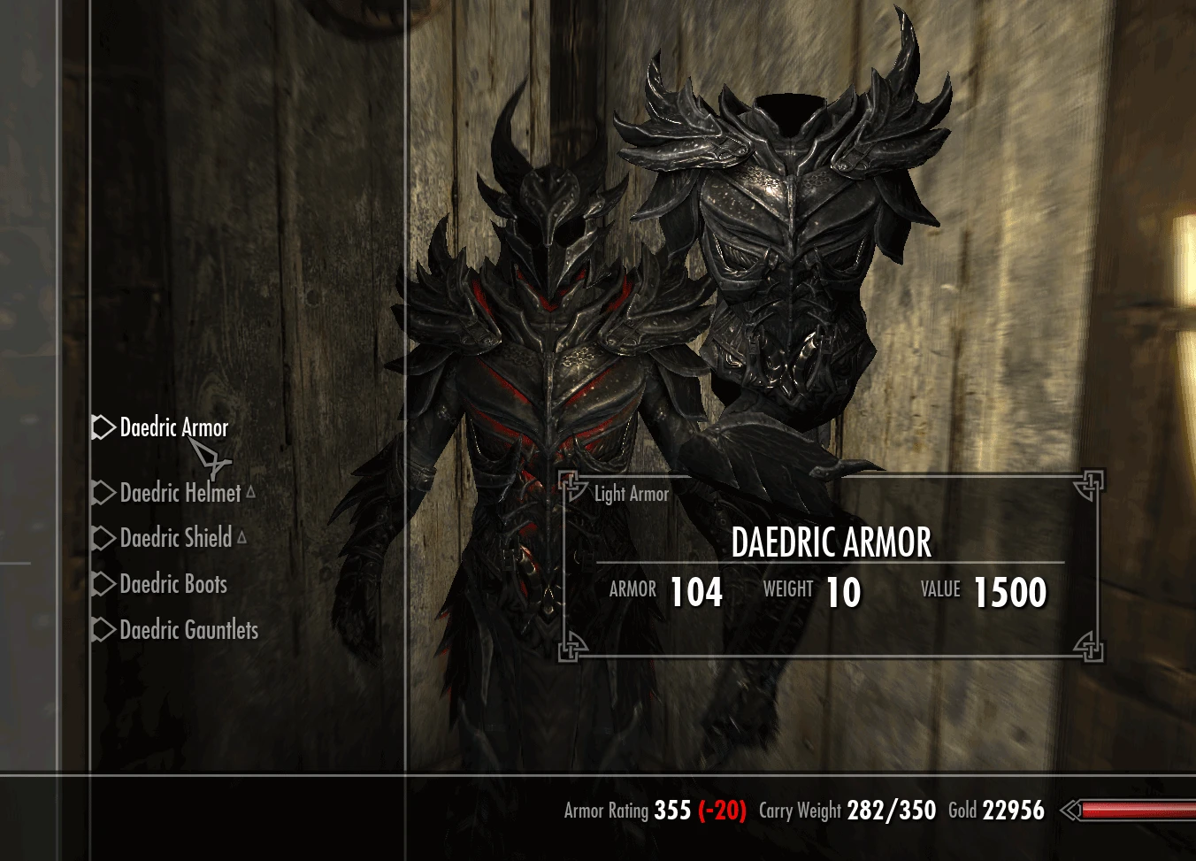 daedric armor with daedric battle claws at skyrim nexus mods and.