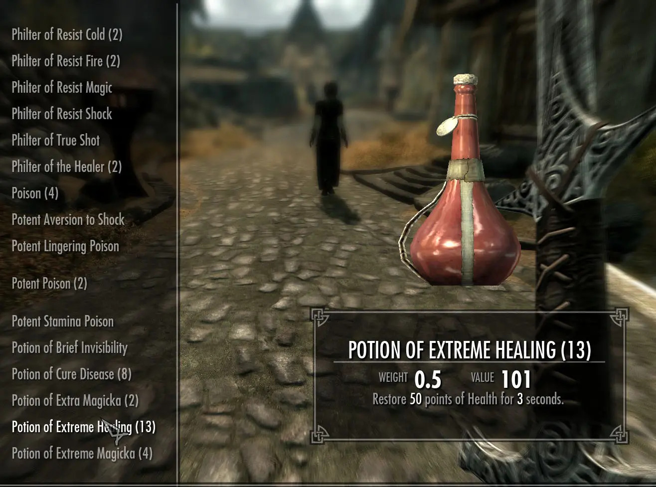 list of skyrim alchemy recipes