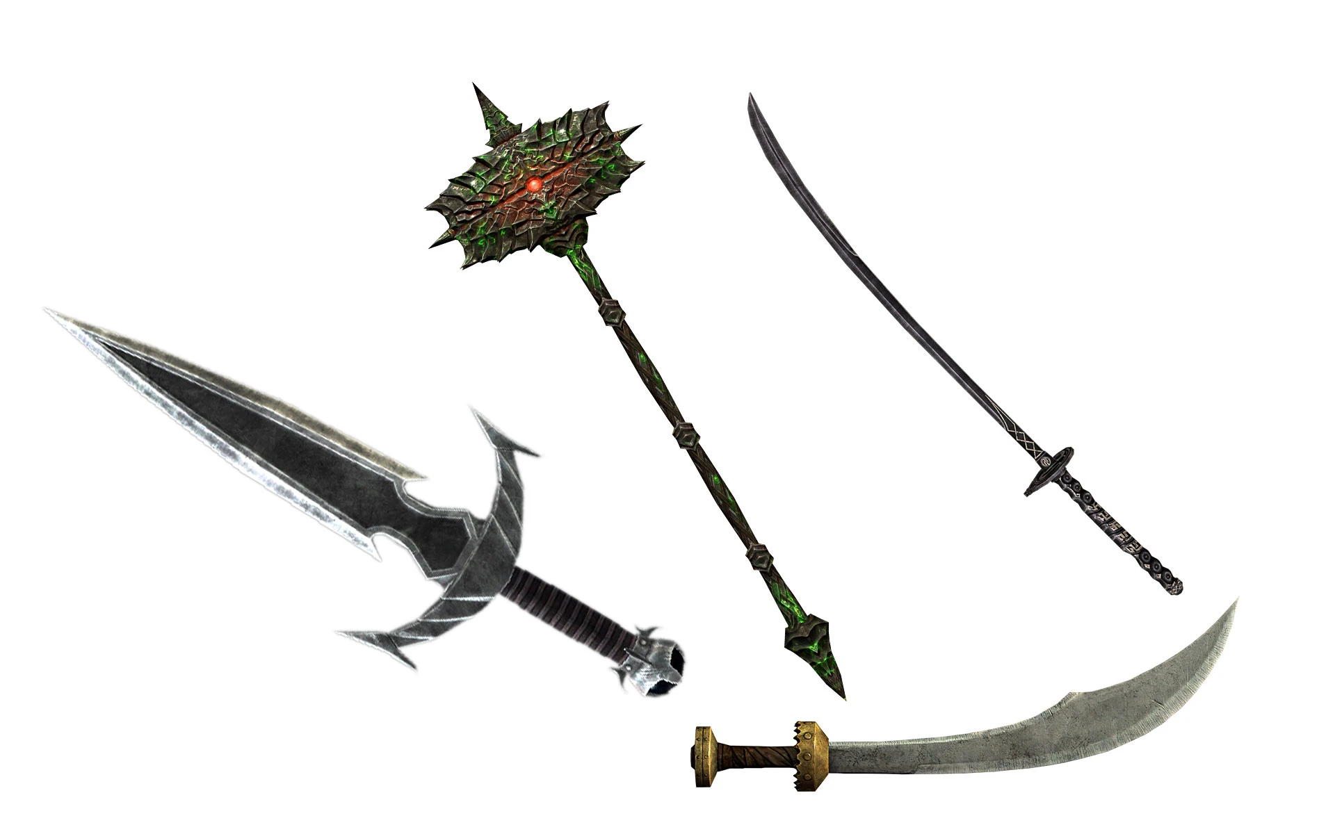 skyrim better unique weapons