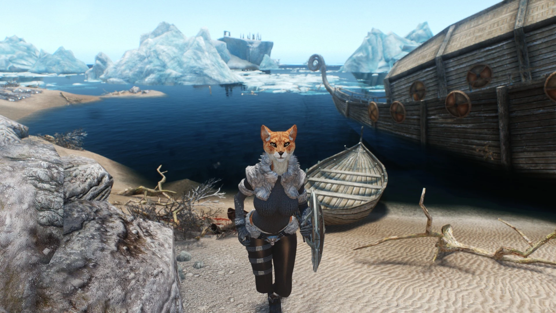 Image is about Fox Race Skyrim Mod.