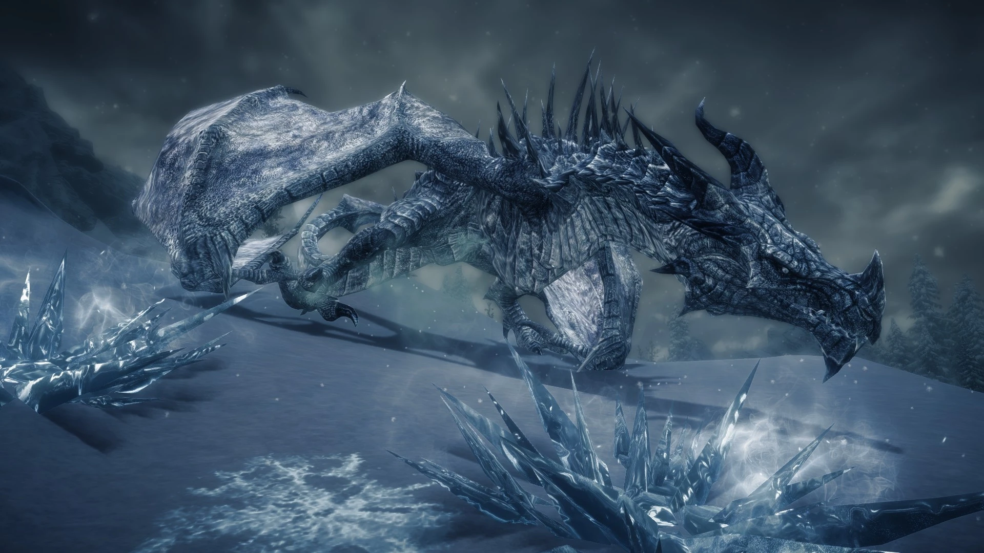 Ледяной дракон Dark Souls