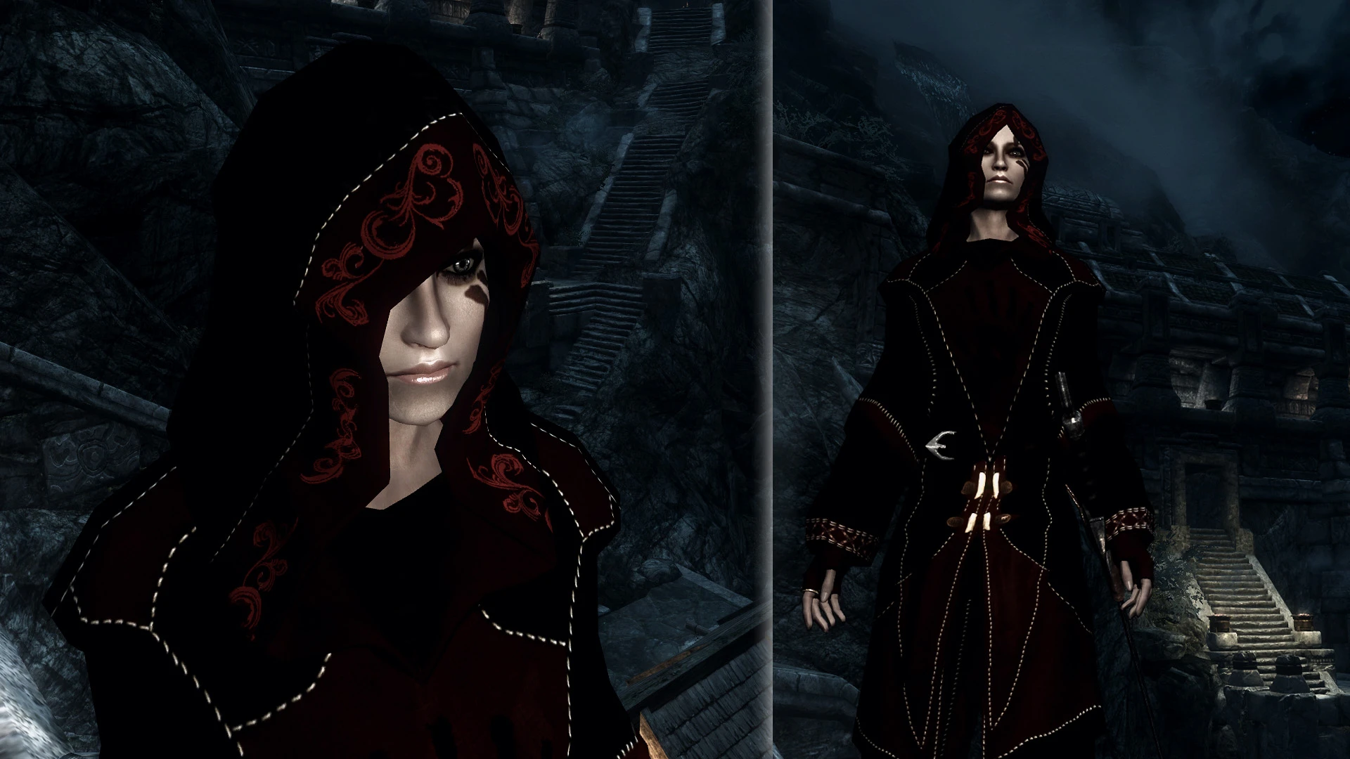 skyrim dark brotherhood robes mod