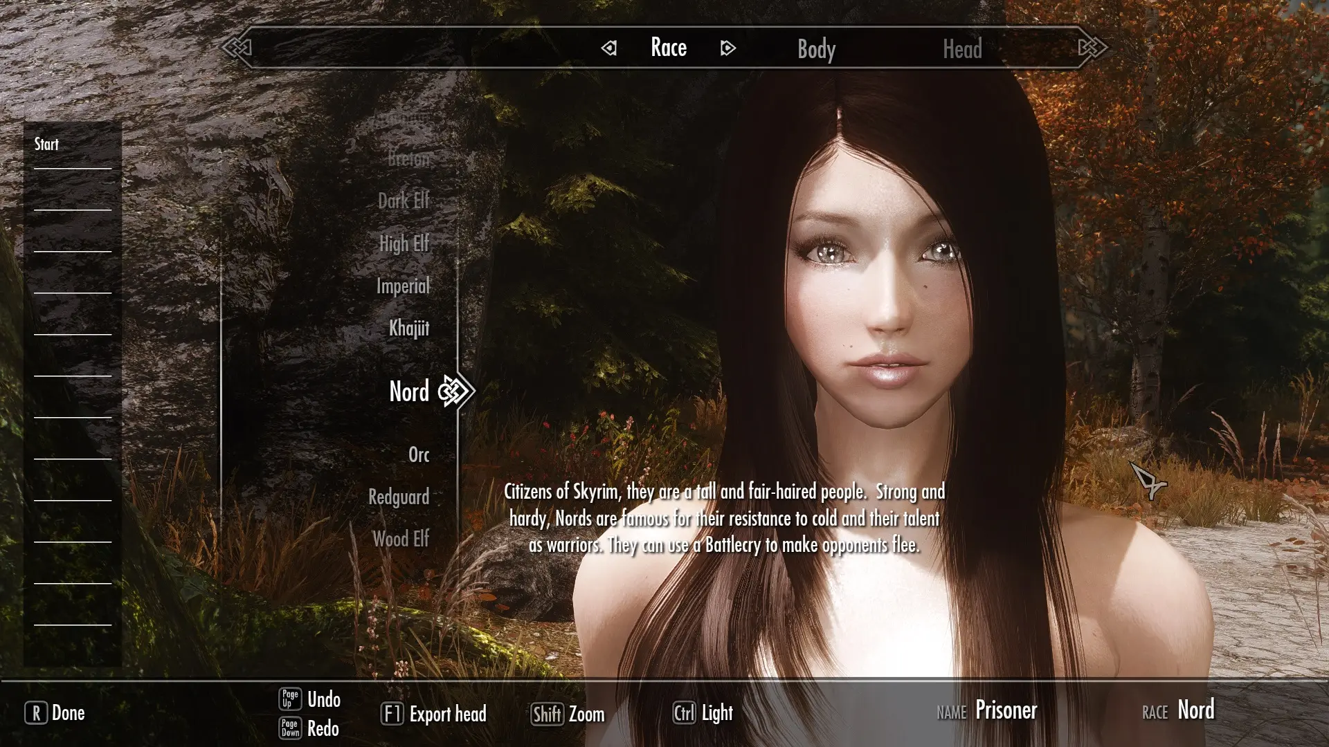 skyrim female presets mod