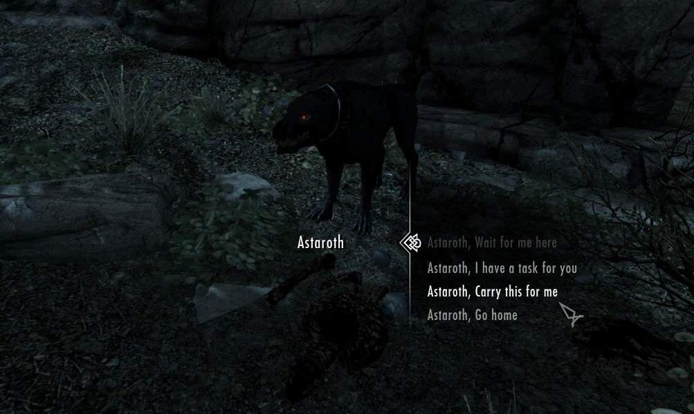 Astaroth the Death Hound Follower at Skyrim Nexus - mods and community