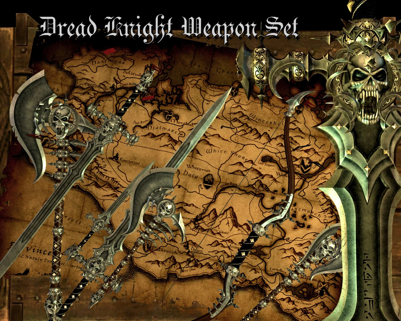 Dread Knight Weapon Set Turkish Translation At Skyrim Nexus Mods And Community