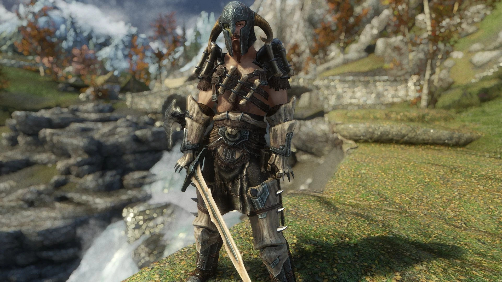 barbarian dragonplate armor at skyrim nexus mods and community.
