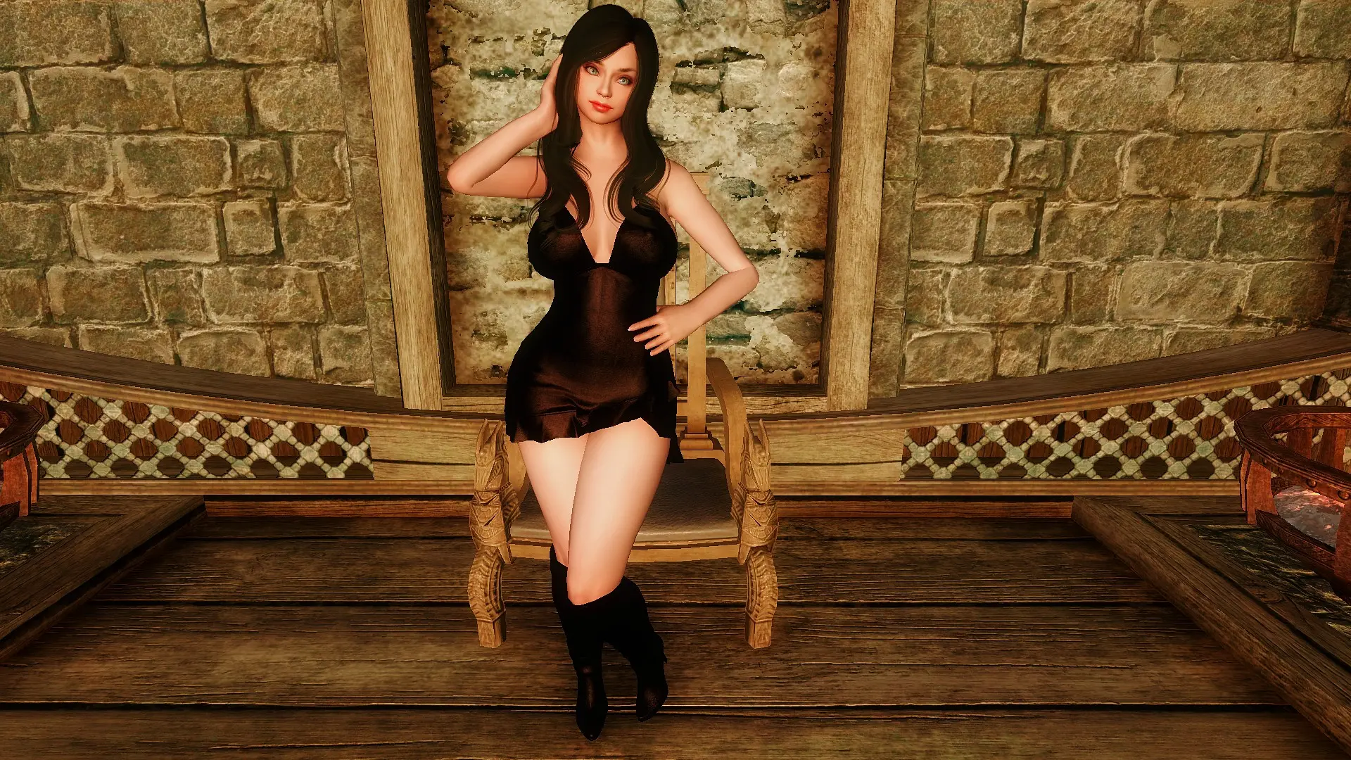 skyrim dress mod cbbe