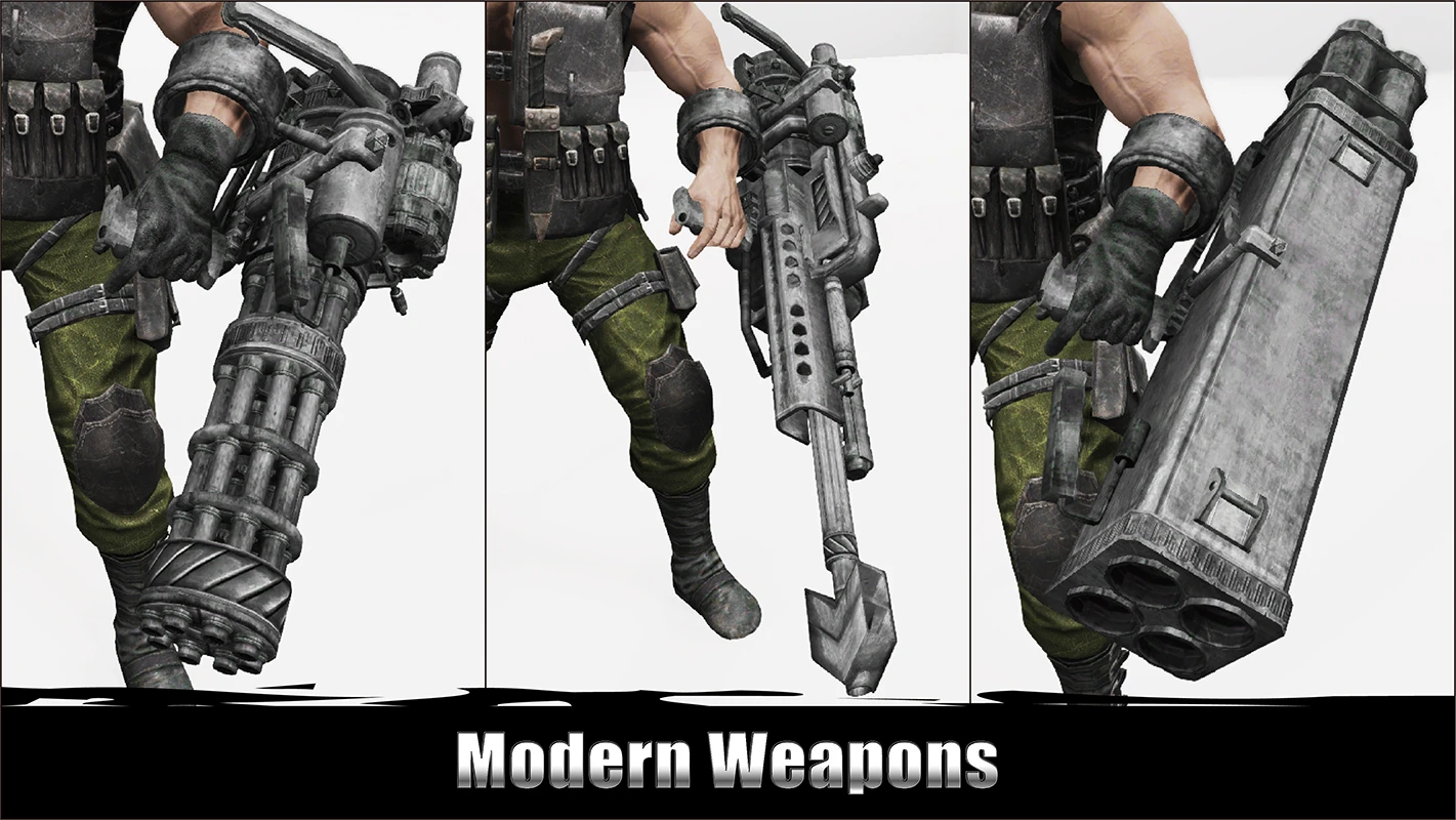 fallout 3 modern weapons