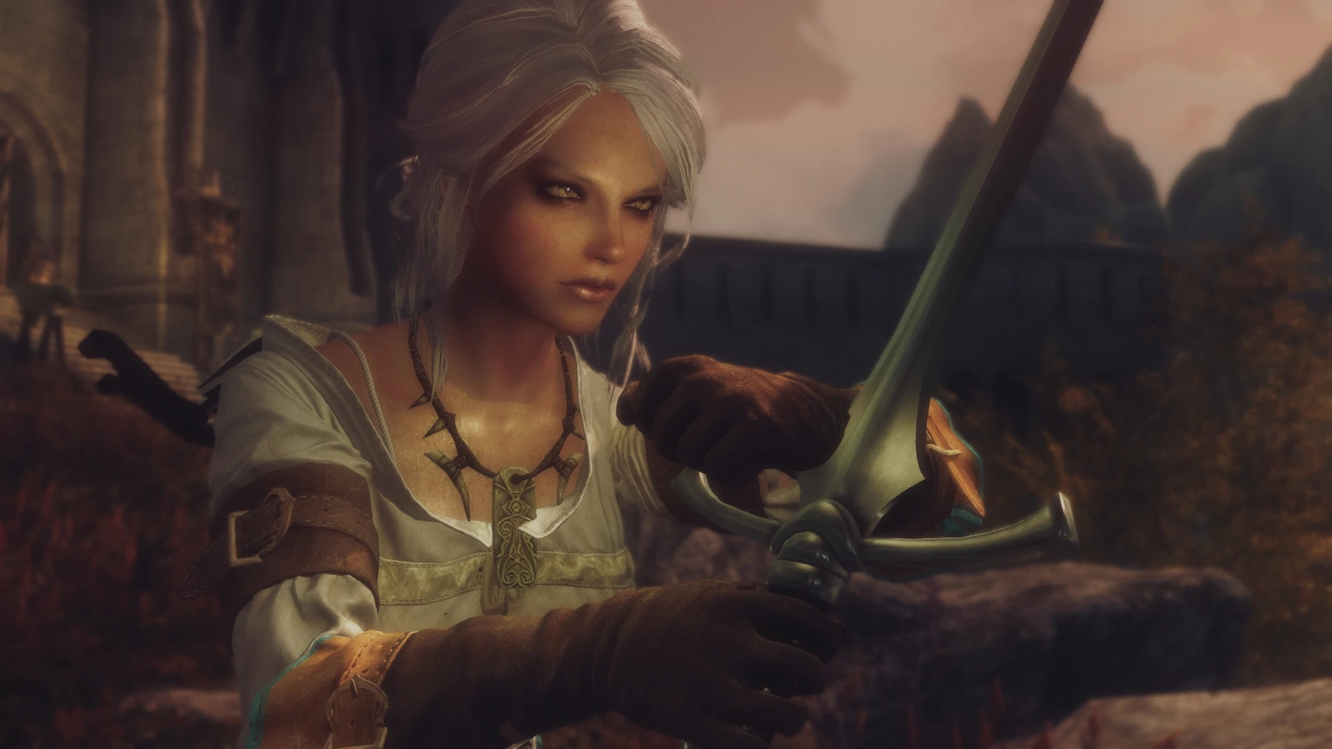 Ciri From Witcher 3 Hair And Racemenu Preset At Skyrim Nexus Mods