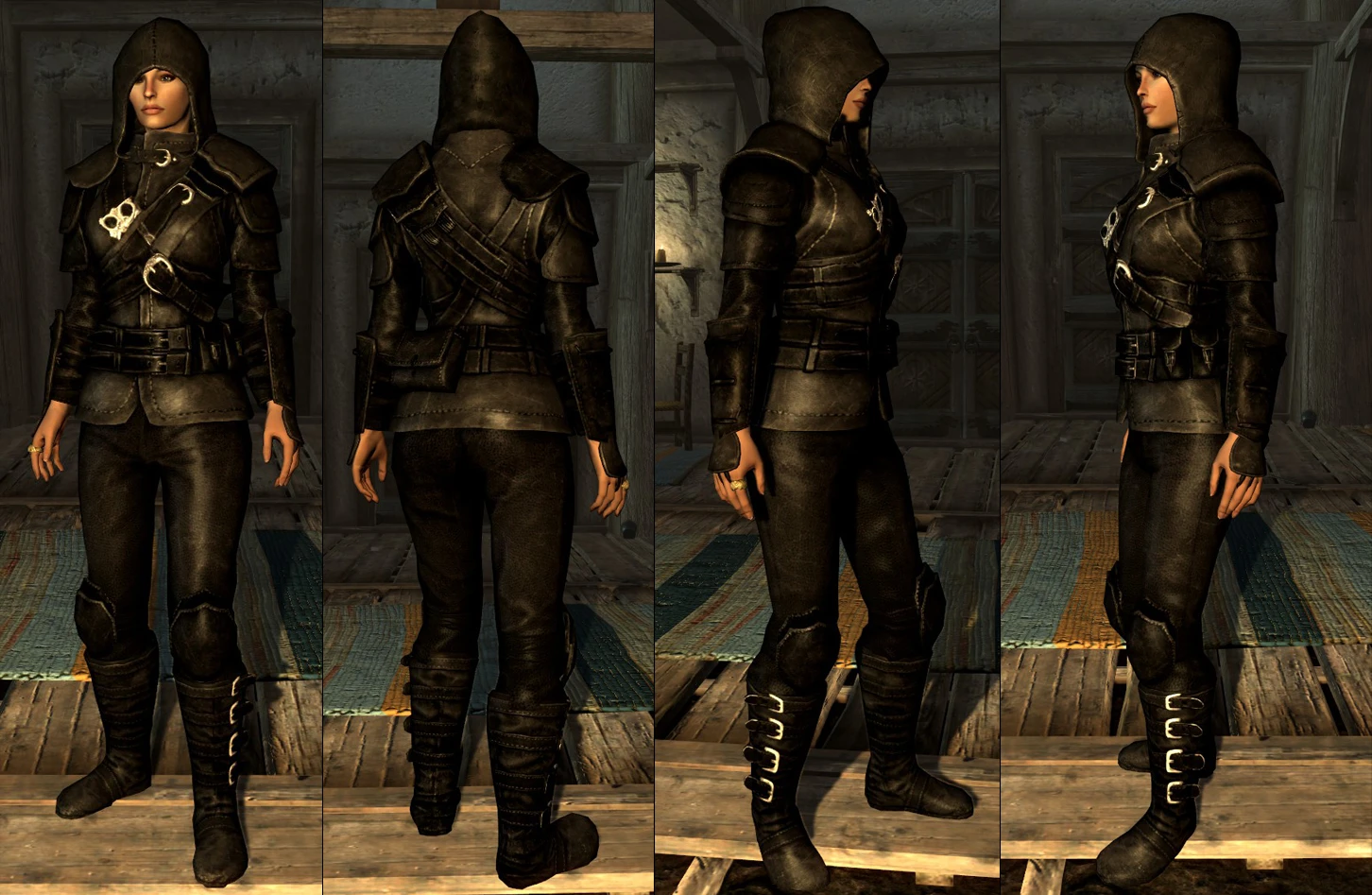 skyrim male thief armor mod