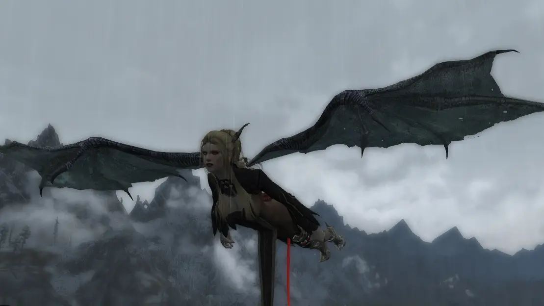 how to fly dragon skyrim