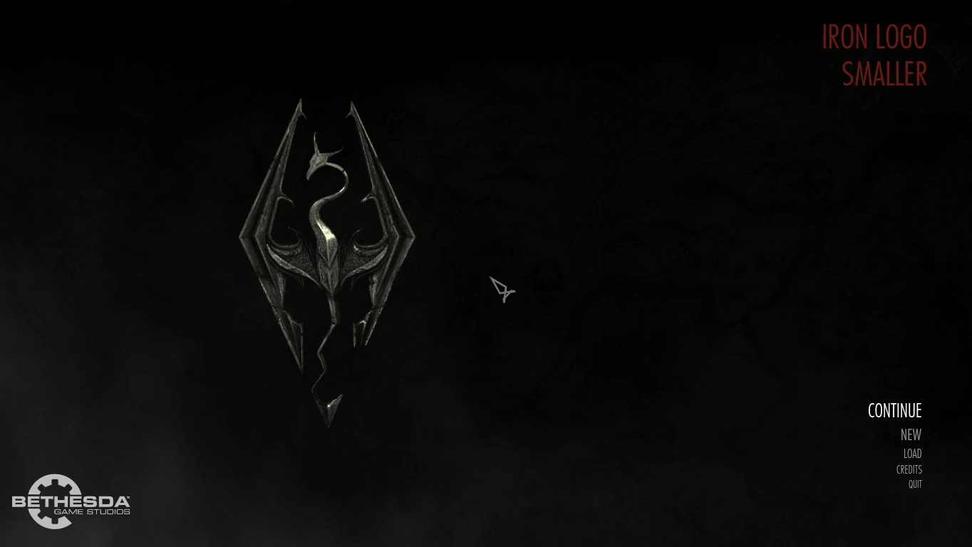 Map Of Skyrim In The Dark - Hd Main Menu Replacer At Skyrim Nexus 