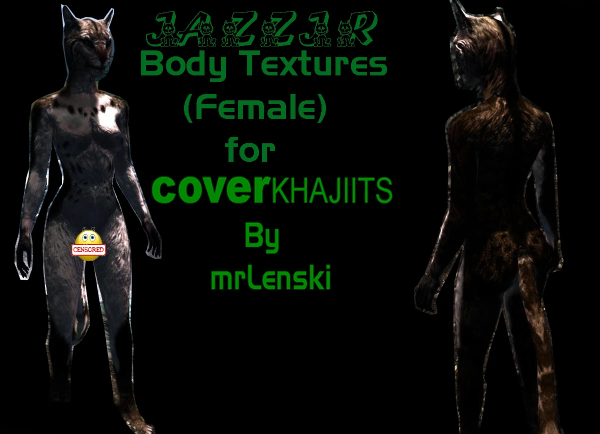 Jazzjr Coverkhajiits Female Bodytexture At Skyrim Nexus Mods And