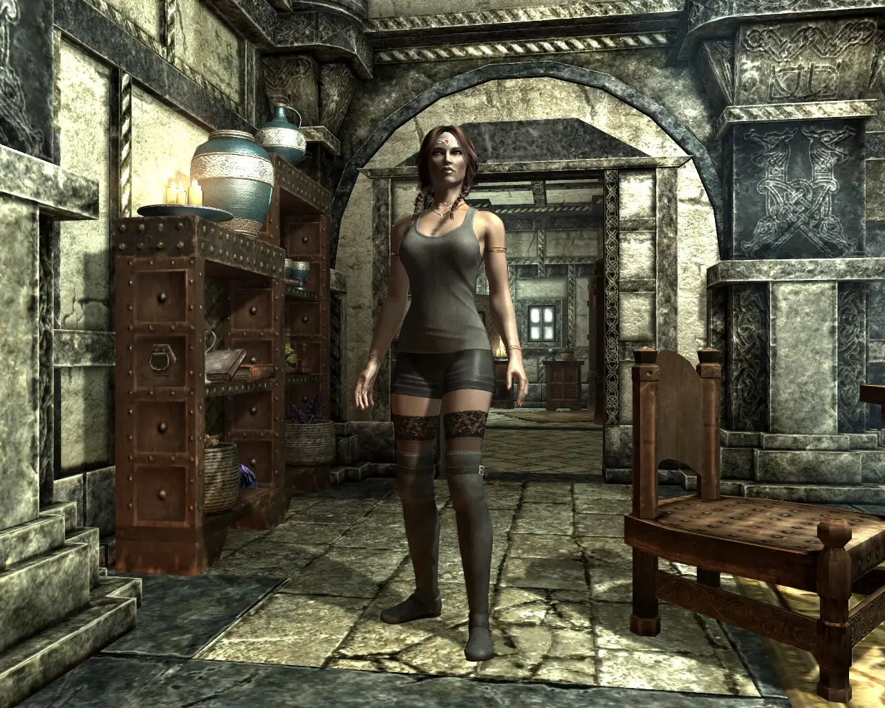 skyrim modern clothes female