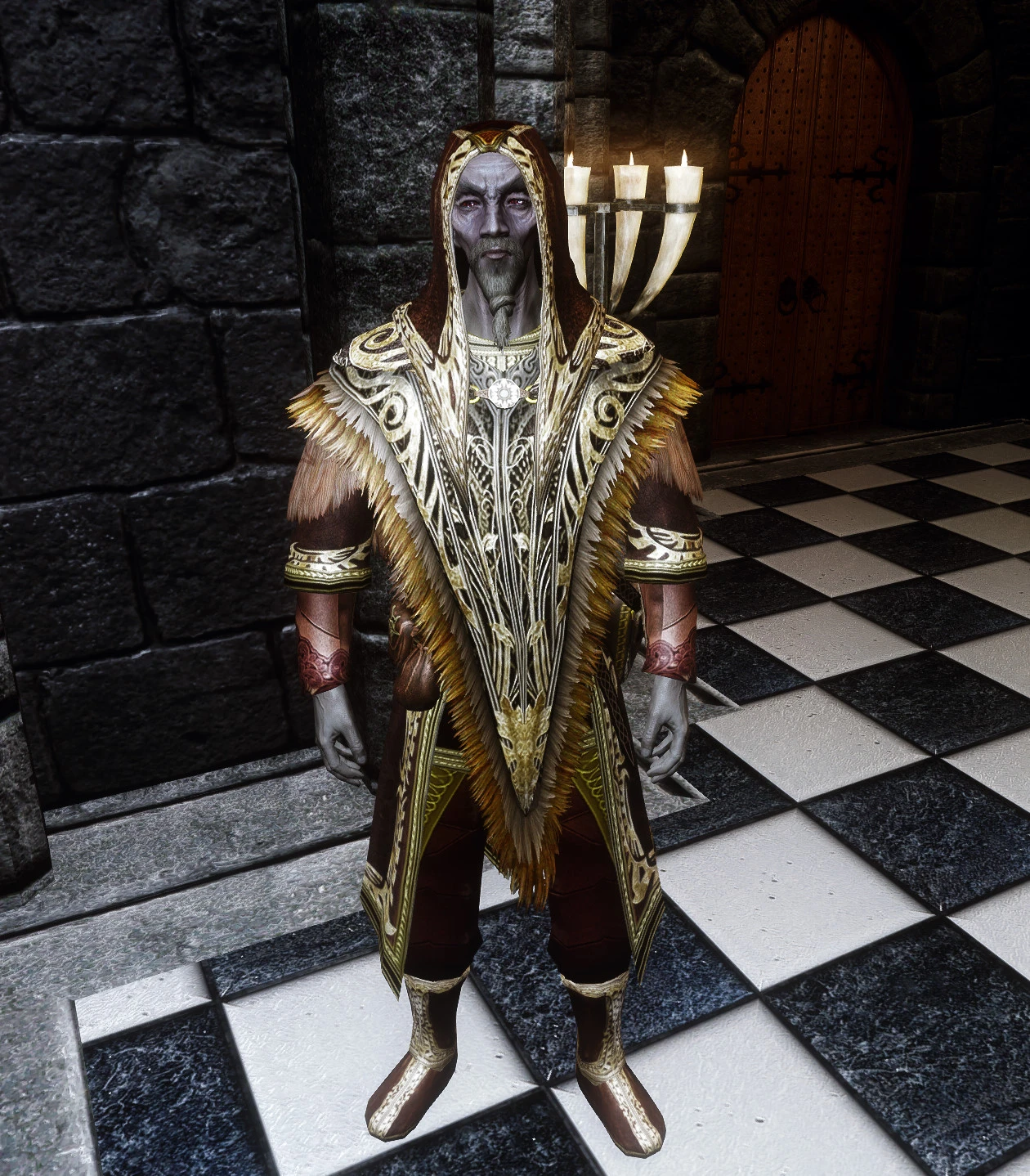 skyrim mage robes replacer