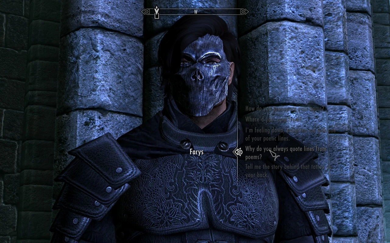 voiced player character in skyrim mod