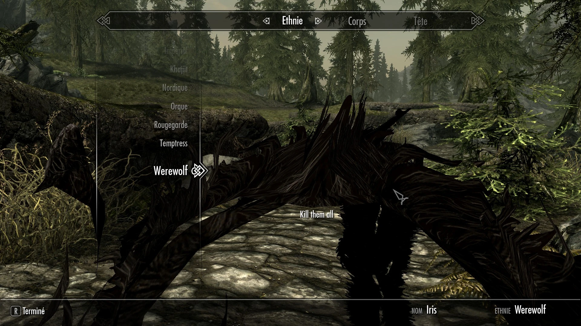 skyrim wolf race mods