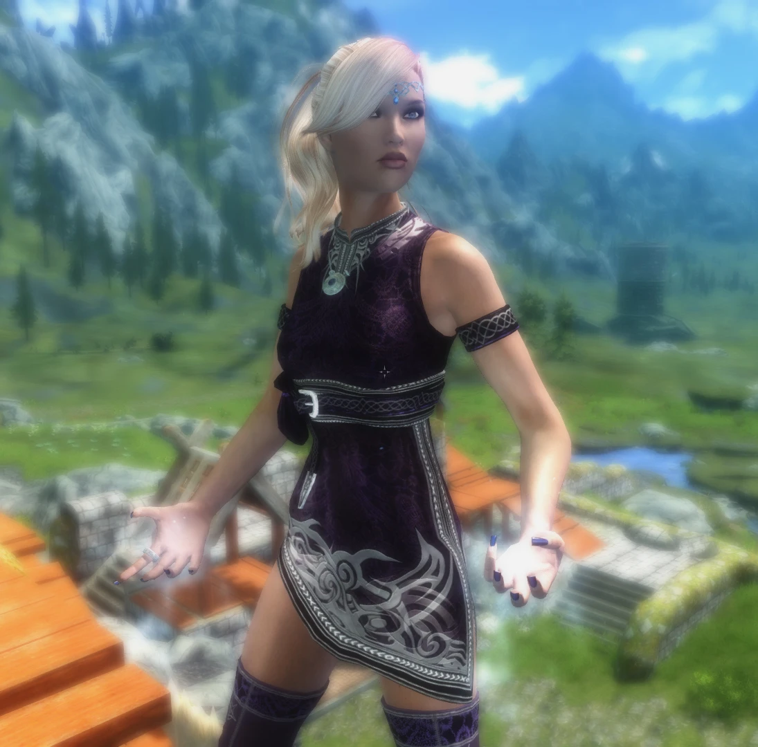 skyrim mage robes replacer