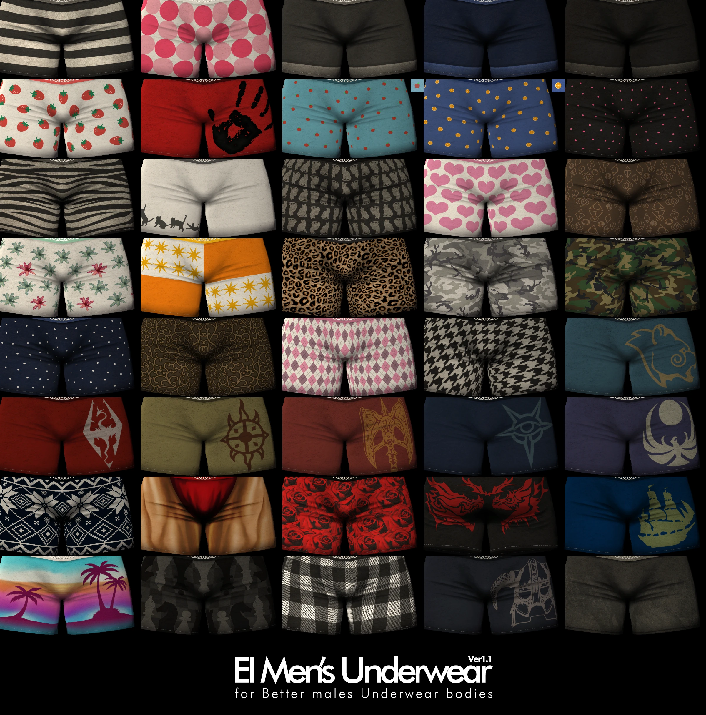 El Men's Underwear at Skyrim Nexus - Mods and Community