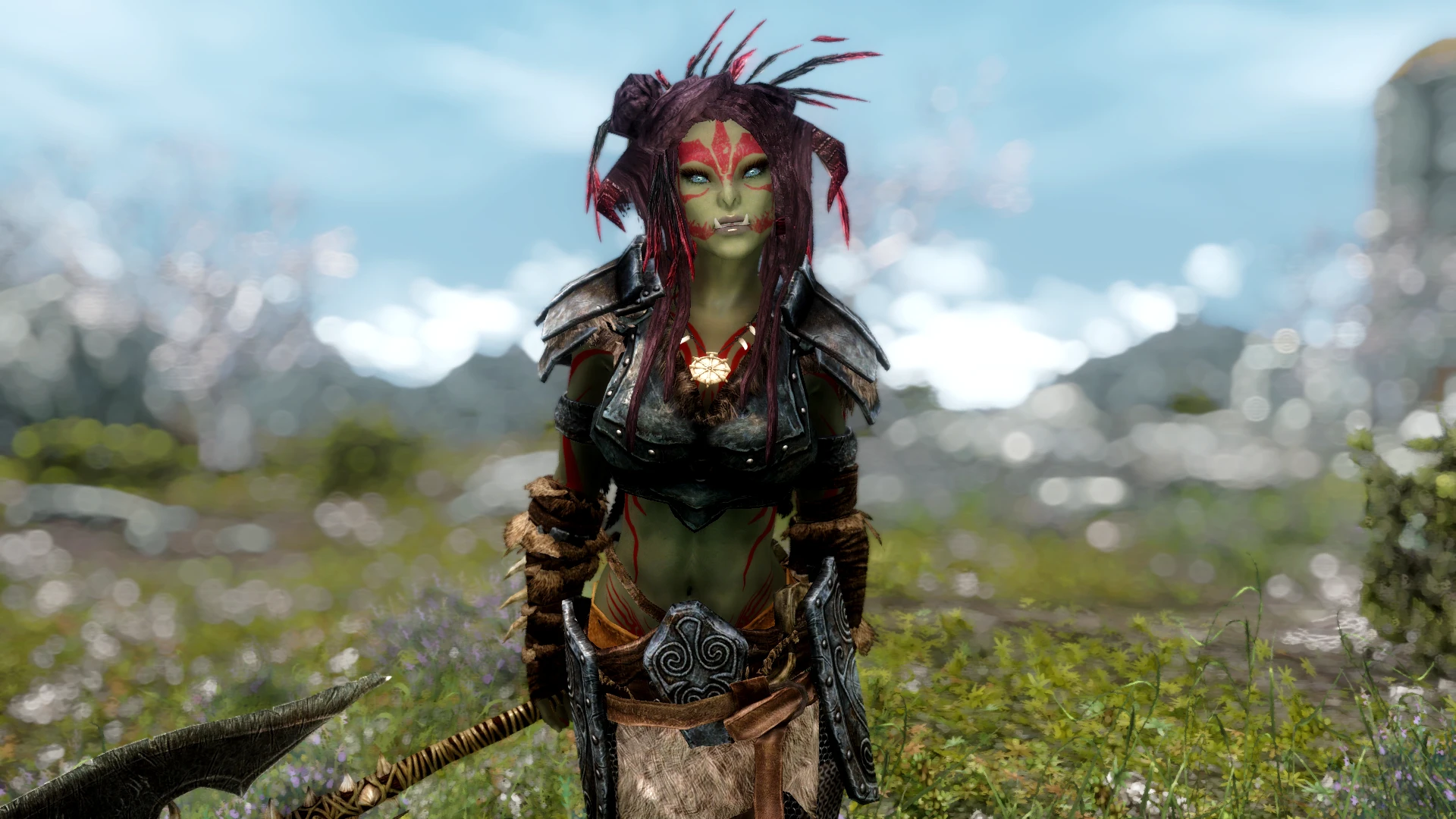 Nar Tul The Wrothgarian Berserker Orc Follower At Skyrim Nexus Mods And Community