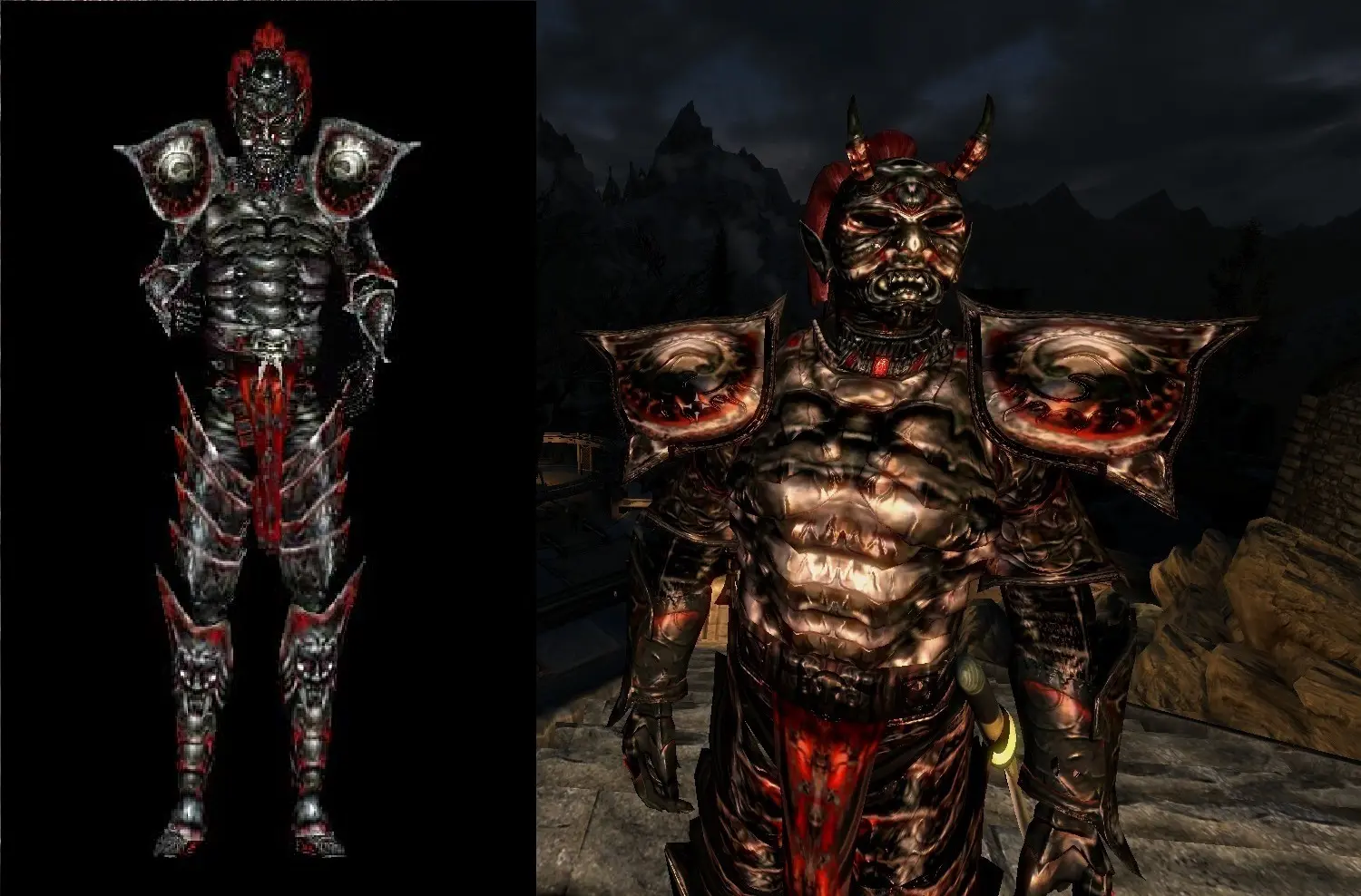 skyrim nexus daedric armor