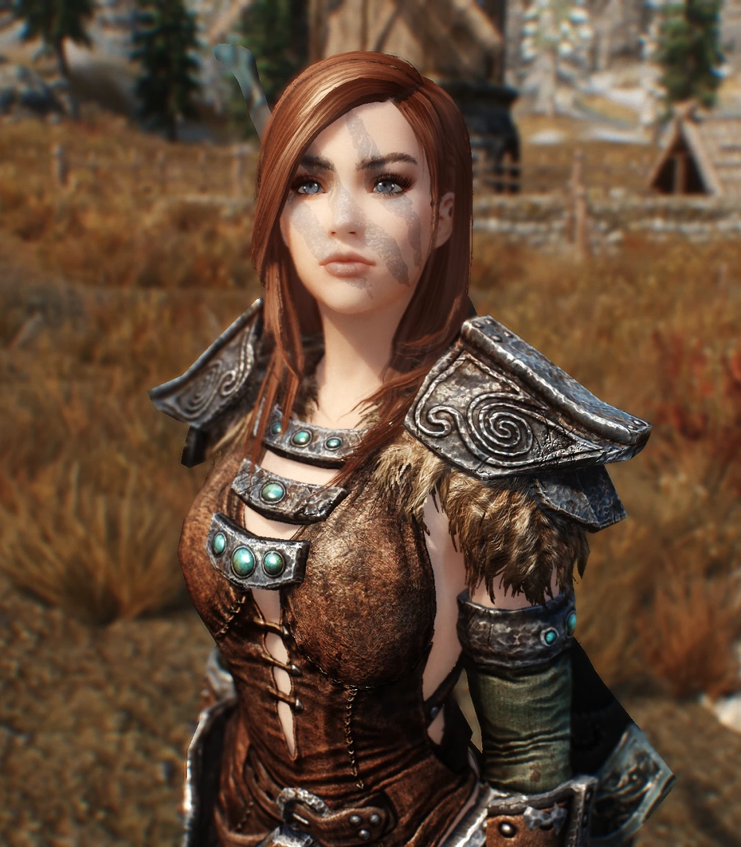 A girl at Skyrim Nexus - Mods and Community