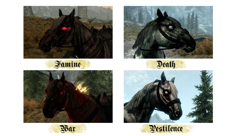 the 4 horses of the apocalypse at Red Dead Redemption 2 Nexus - Mods and  community