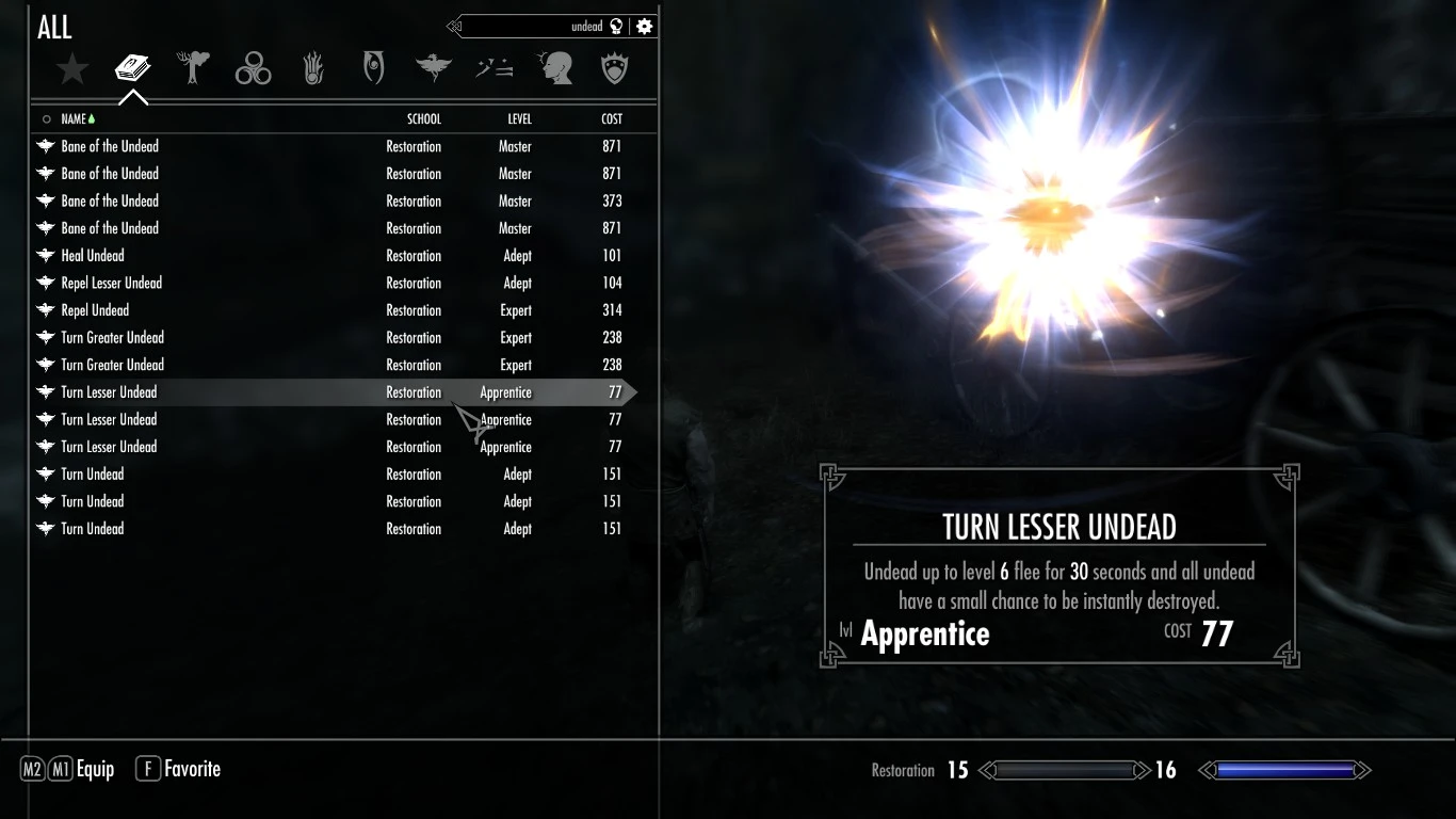 Improved Restoration Spells Against Undead At Skyrim Nexus - Mods And 