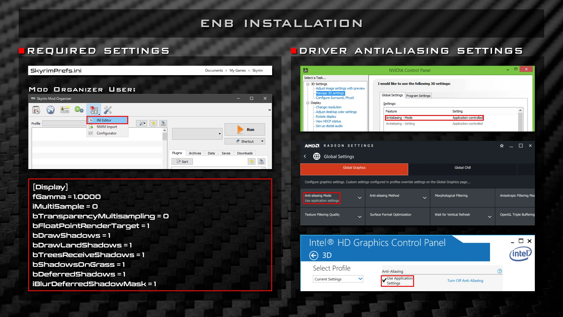 step by step enb install