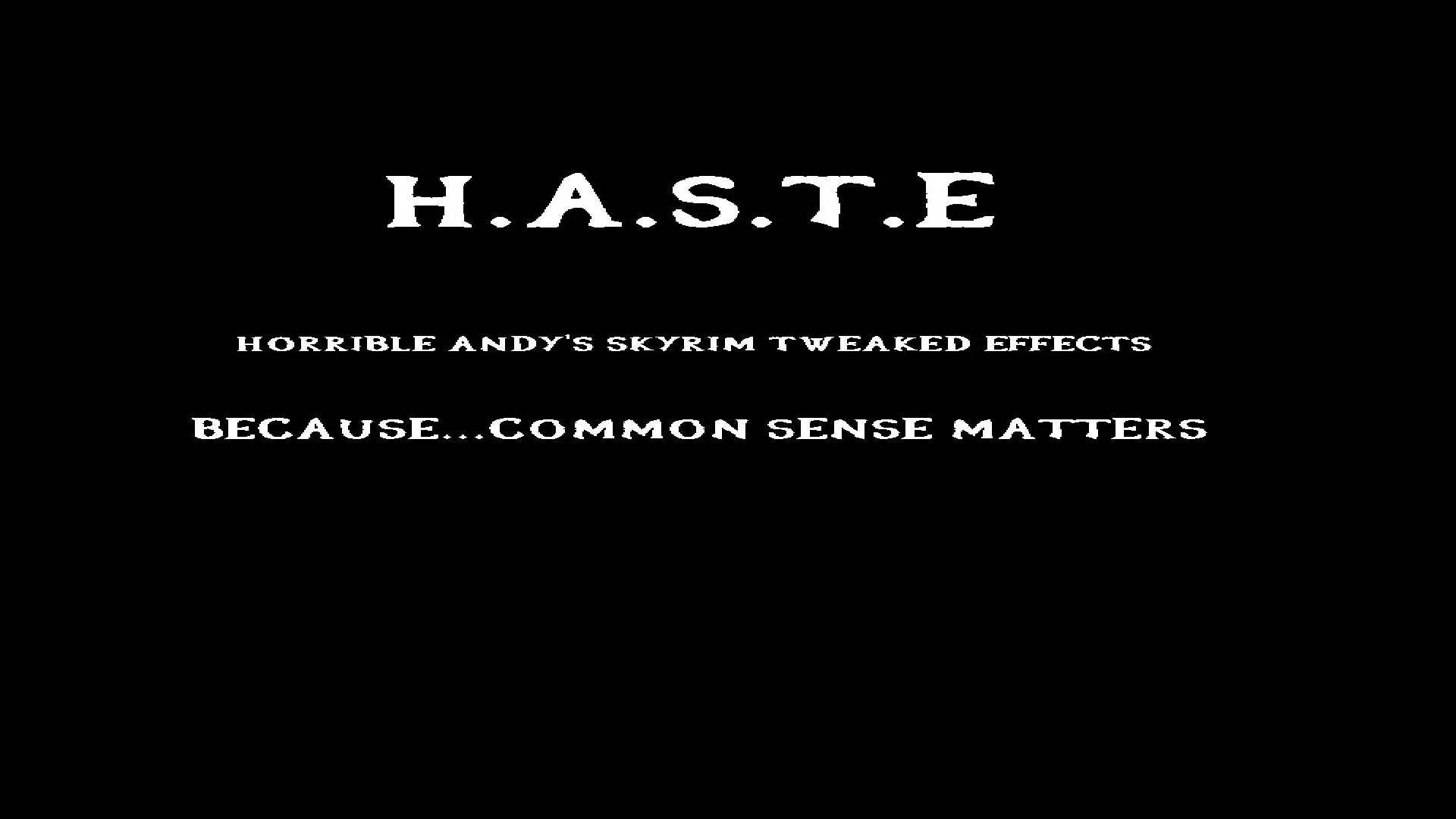 天霜系統調整 HASTE