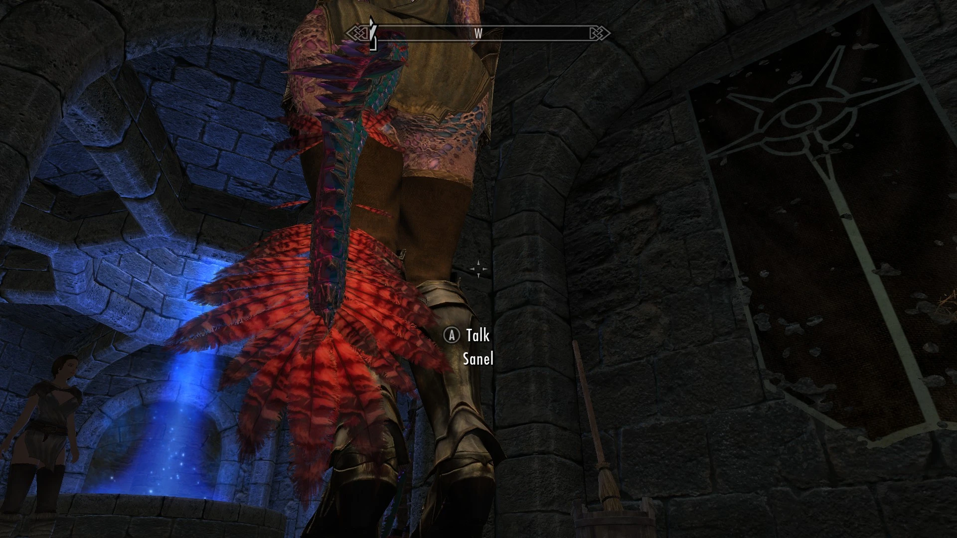 Fatter Spikier Feathier Female Argonian Tail At Skyrim Nexus Mods And