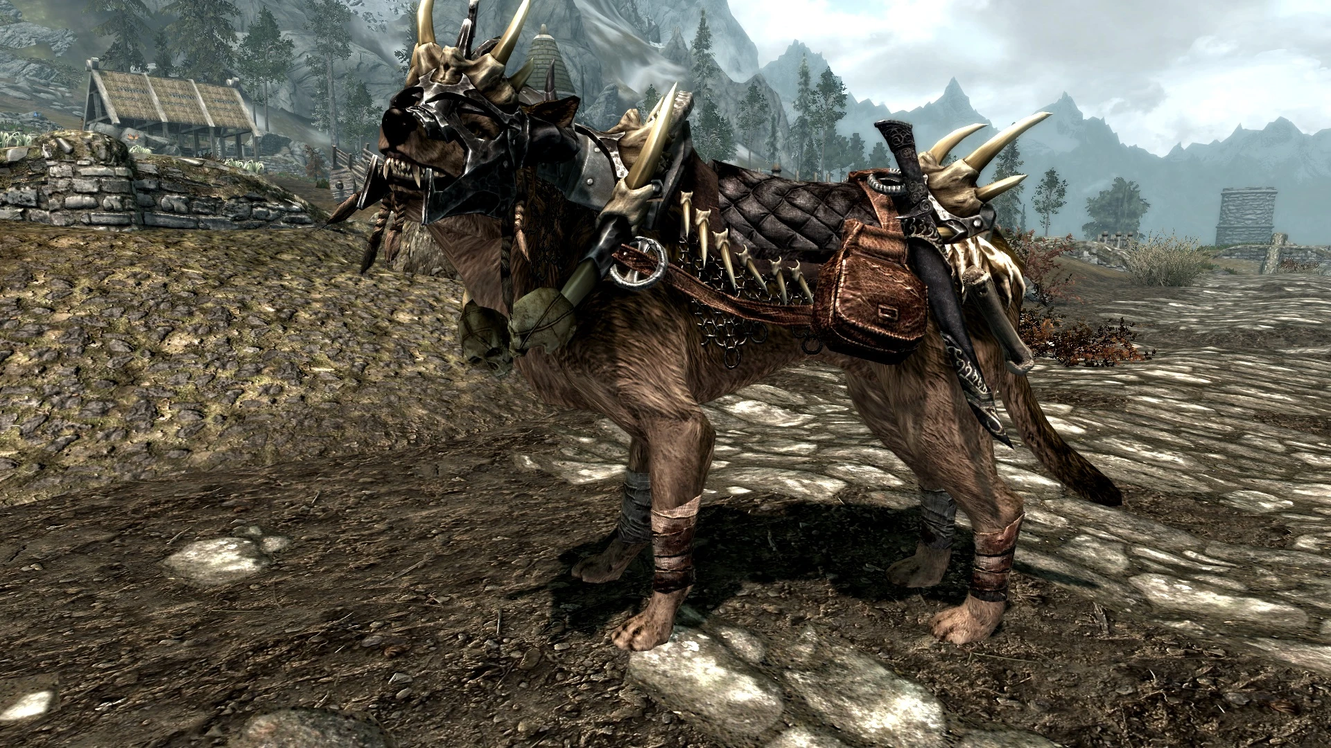 Mount At Skyrim Nexus Mods And Community free images, download Armored Sabr...