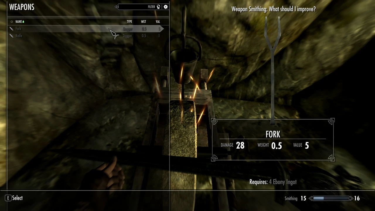 Fork And Knife Upgrader at Skyrim Nexus - Mods and Community