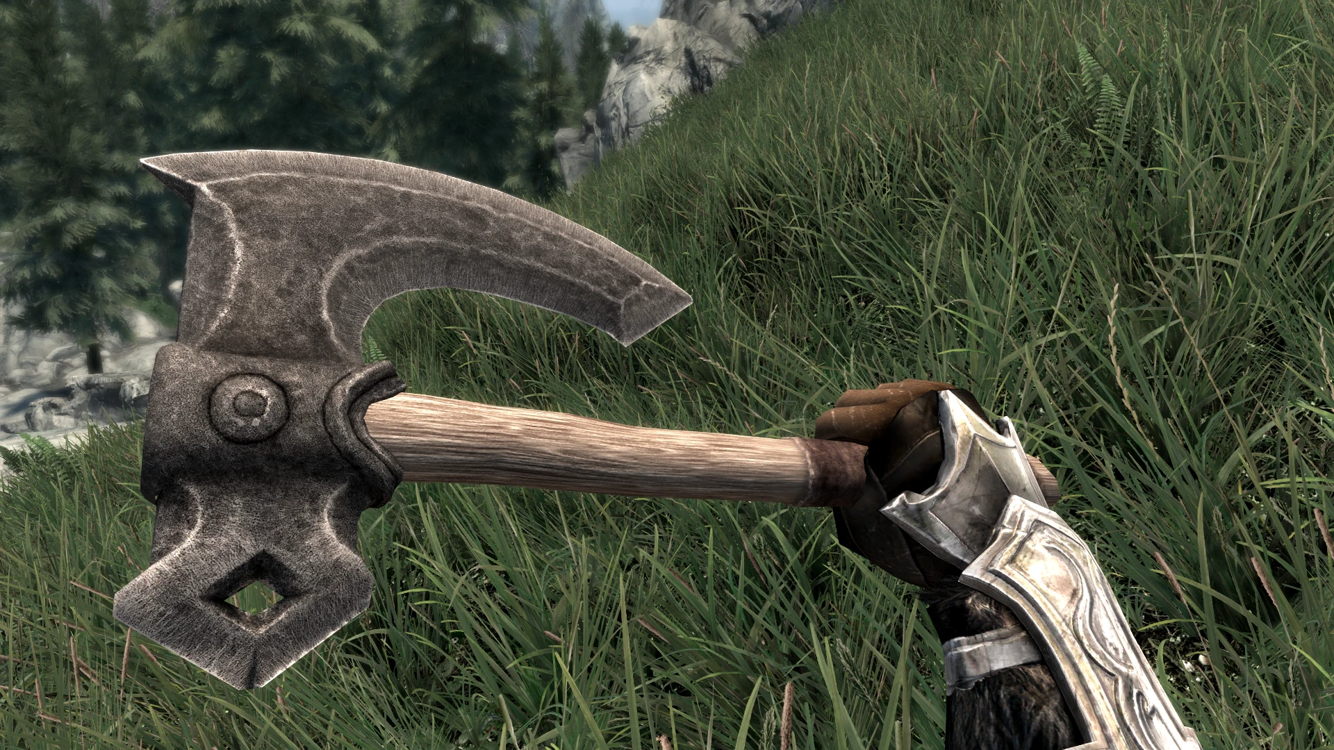 Skyrim ebony war axe best looking weapon