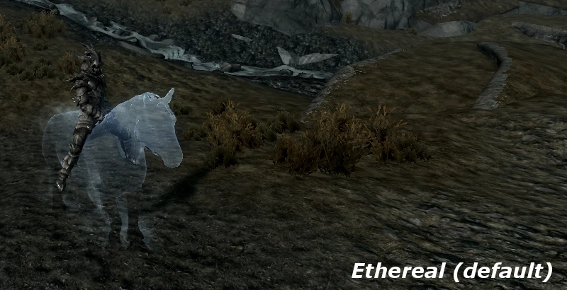 skyrim ethereal horse