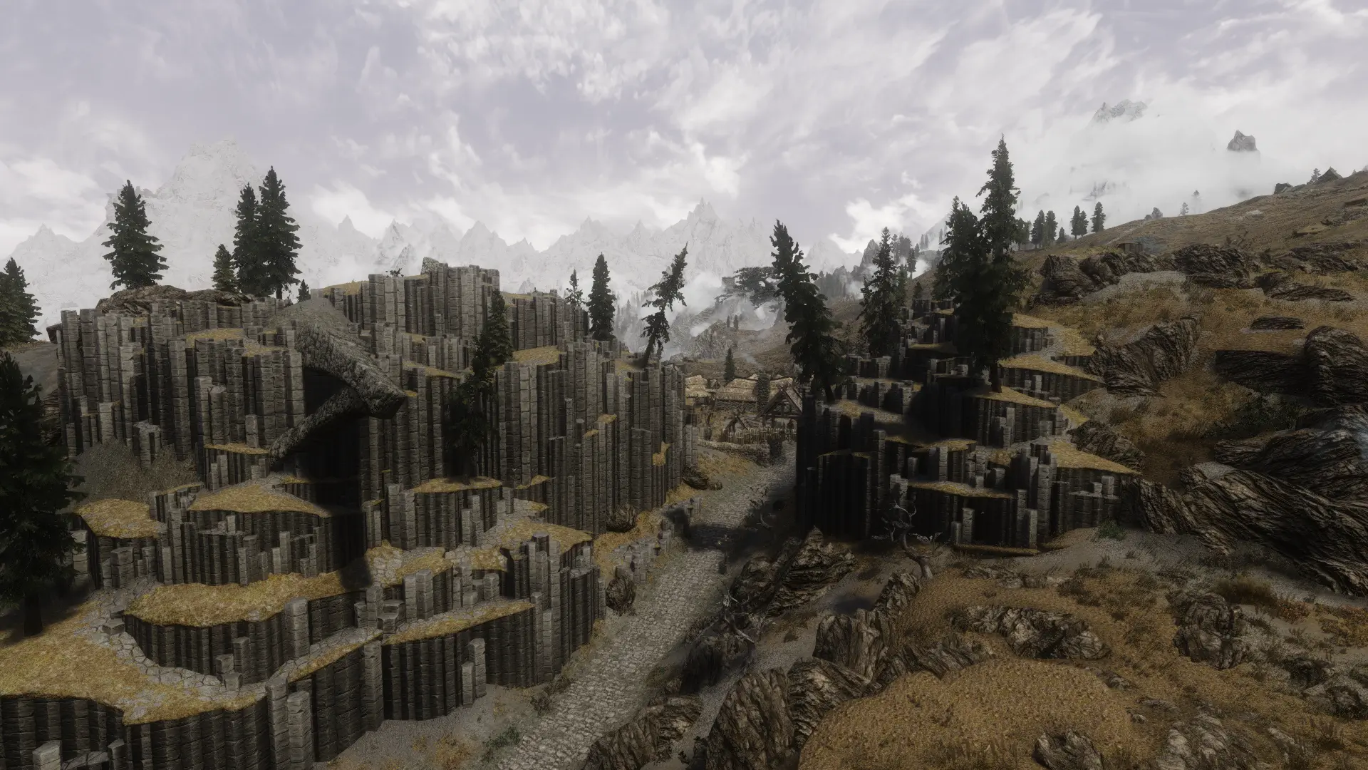 Rorikstead Basalt Cliffs SE Backport At Skyrim Nexus Mods And Community   97706 1557728466 845428620 