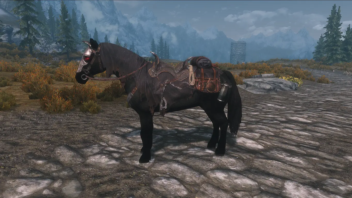 Oblivion horses. Тенегрив обливион. Скайрим конь тенегрив. The Elder Scrolls тенегрив. Тенегрив мод.