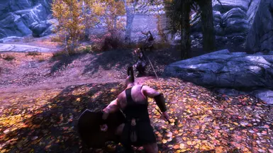 Achilles VS two marksman bandits, dodging every arrow (ENB 2022)