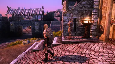 Achilles walking in Whiterun (ENB 2022 + Ultra HD retexture)