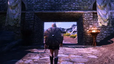 Achilles walking in Whiterun (ENB 2022 + 4K/8K texture)